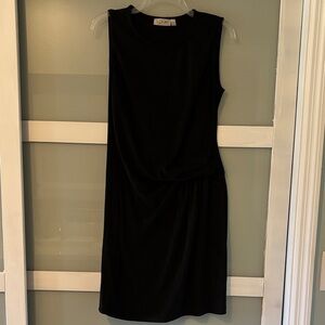 rag & bone Black Sleeveless Velvet Mini Dress